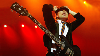 Man suit tie guitar stage 2 - alex petruk ape free wallpaper