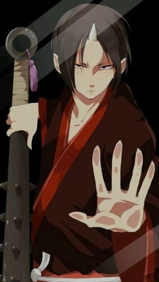 Man sword demon arm bandages - his chest free wallpaper