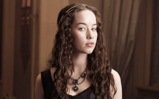 Woman long hair black dress 4 - pre free wallpaper