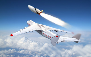 Jet rocket sky clouds flying - extreme illustration free wallpaper
