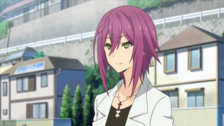 Girl pink hair green eyes 2 - house free wallpaper