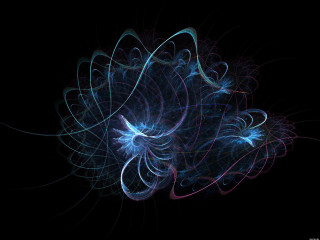 Blue pink flower computer generated - image of a flower free wallpaper