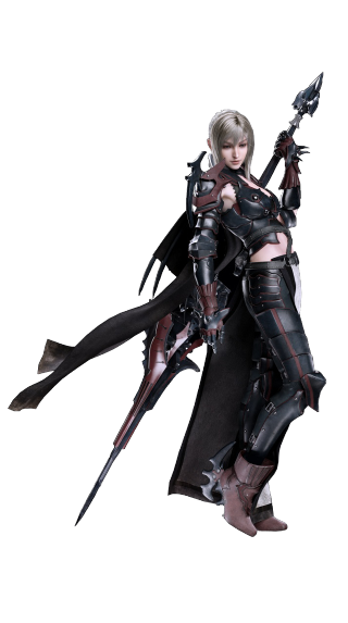 Woman black outfit holding sword - a black outfit holding free wallpaper