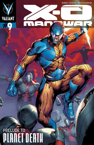 Comic book cover man blue - a red helmet free wallpaper