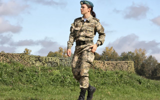 Man military uniform field grass - free portrait wallpaper