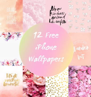 Pink flower collage 12 free - a collage free wallpaper