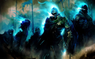 Dark forest armor fire glow - dark soul free wallpaper