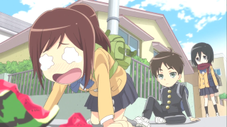 People watermelon slice house girl - her tongue free wallpaper