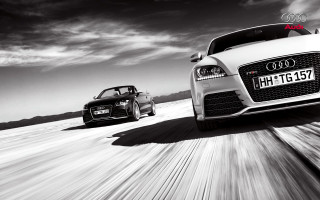 Two cars driving road sky - a sky background free wallpaper for desktop