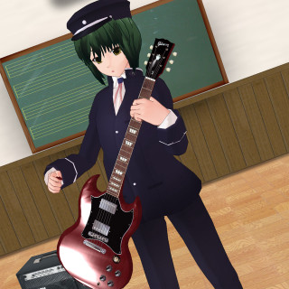 Person uniform guitar room chalkboard - a guitar in a room free wallpaper