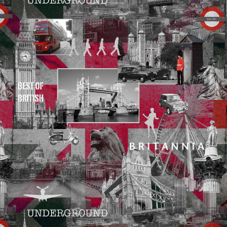 Woman man london poster britain - international typographic style free wallpaper
