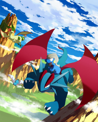 Cartoon character red cape blue - a rock free wallpaper
