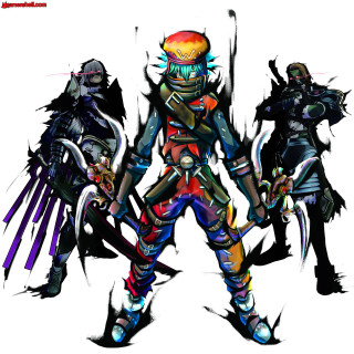 Group people standing white background 21 - free cyberpunk wallpaper