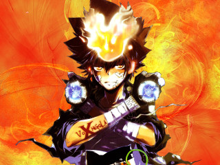 Man gun demon shoulder portrait - his shoulder free wallpaper