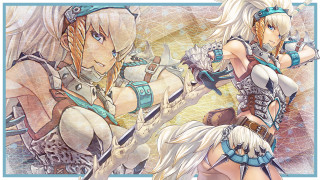 Women costumes swords horse behind - inspired free wallpaper