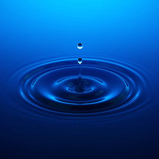 Blue water droplet background sky 2 - water free wallpaper