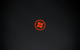 Red black logo black background 2 - minimalism free wallpaper