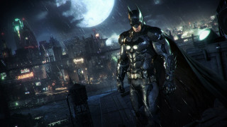 Batman rain city night fullmoon - the rain in a city free wallpaper