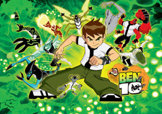 Cartoon character green black surrounded - many free wallpaper