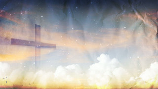 Cross sky clouds stars background - in the sky free wallpaper