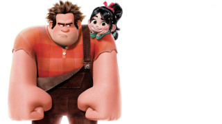 Cartoon character girl back man - brad holland free wallpaper