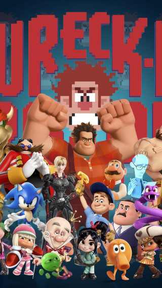 Cartoon characters wreckins wreckin n - free gaming wallpaper