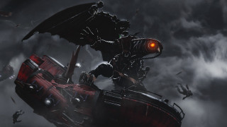 Demonic creature red drum red - demonic free wallpaper