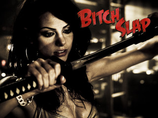 Woman sword bitch slap bloody - bloody free wallpaper