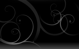 Swirly design black white border - gothic free wallpaper for desktop