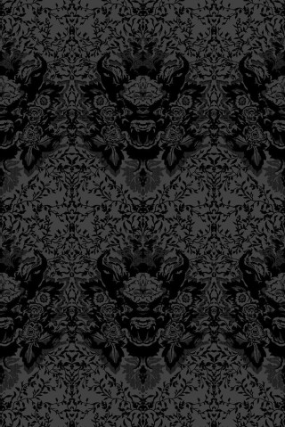Black white floral background design 2 - a floral design free wallpaper