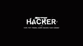 Hacker black background white text - ascii art free wallpaper