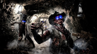 Man blue eyes hat flashlight - other man free wallpaper