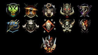 Armor variety black background collection - sots art free wallpaper