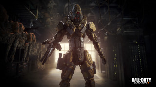 Sci fi mecha warrior glowing - a sci free wallpaper