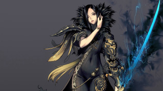 Woman sword dragon arm adventure - a sword and a dragon free wallpaper