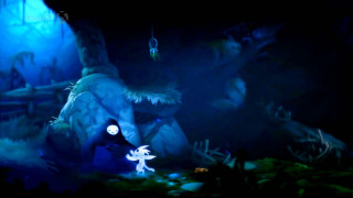 Dark forest man woman glowing - cliff childs free wallpaper