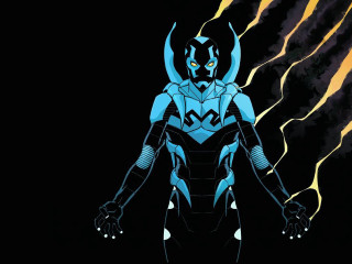 Cartoon character blue black outfit 2 - warframe armor free wallpaper