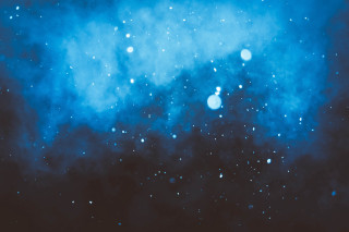 Blue sky stars dust night - galaxy free wallpaper