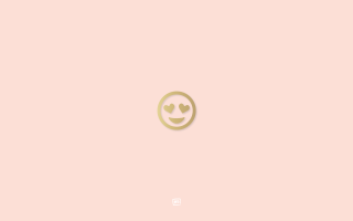 Smiley pink background white border - the edge free wallpaper
