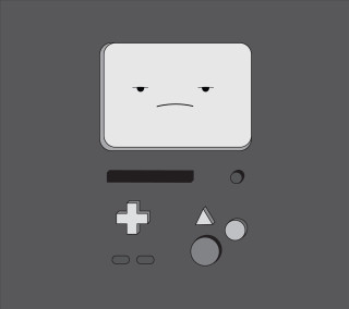 White square sad face game - 2 d game art free wallpaper