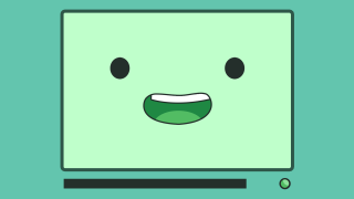 Square face with eyes image - a face free wallpaper