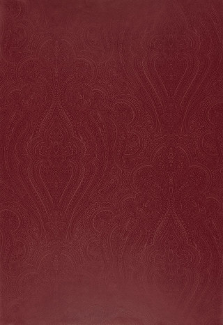 Red leather pillow paisley pattern - a black border free wallpaper