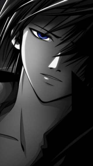 Man blue eyes black jacket - a gun free wallpaper