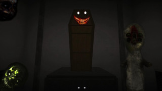 Creepy box face dark room - the top of it free wallpaper