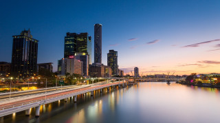 City skyline bridge river night 47 - andrew law free wallpaper