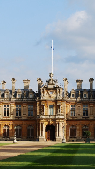 Large building flag roof flagpole - christopher wren free wallpaper