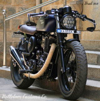 Motorcycle parked building staircase sign 2 - a motorcycle free wallpaper