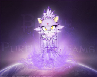 Purple cat dress night sky - a picture of a cat free wallpaper