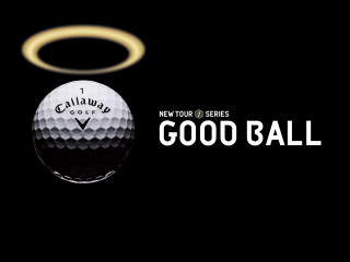 Golf ball gold ring good - white lettering free wallpaper