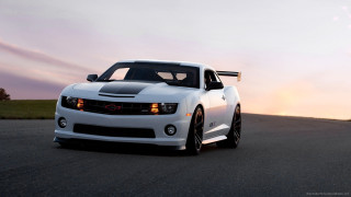 White sports car sunset surfboard - a surfboard free wallpaper